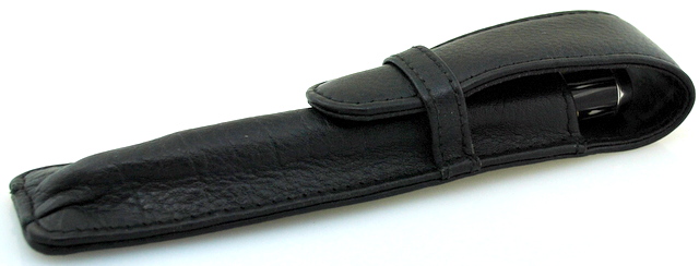 Black Jr. Series Leather Pouch